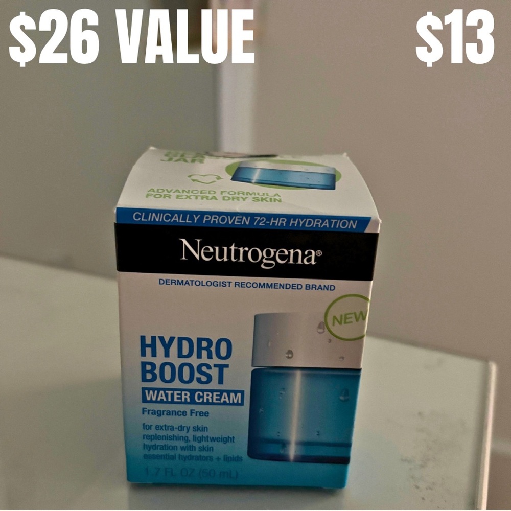 Neutrogena Hydro Boost Water Cream - hydrating, moisturizing, and soothing